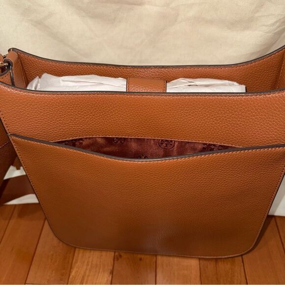 Tory Burch Thea Brown Leather Crossbody - Picture 4 of 14